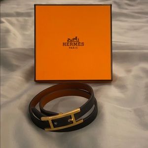Hermès Behapi wrap bracelet